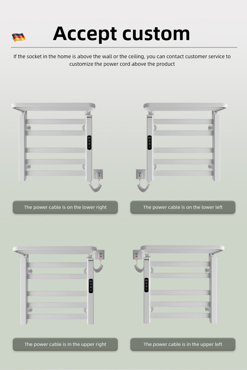R335 Smart Electric Towel Rack
