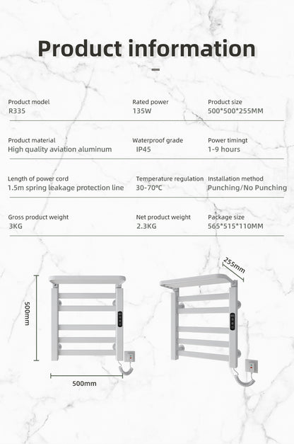 R335 Smart Electric Towel Rack