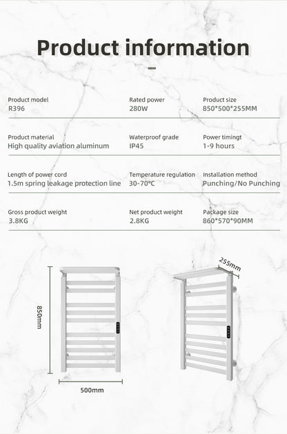 R396 Smart Electric Towel Rack