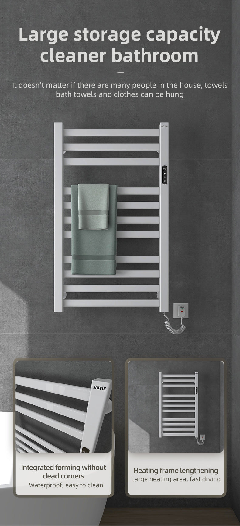 R615 Smart Electric Towel Rack