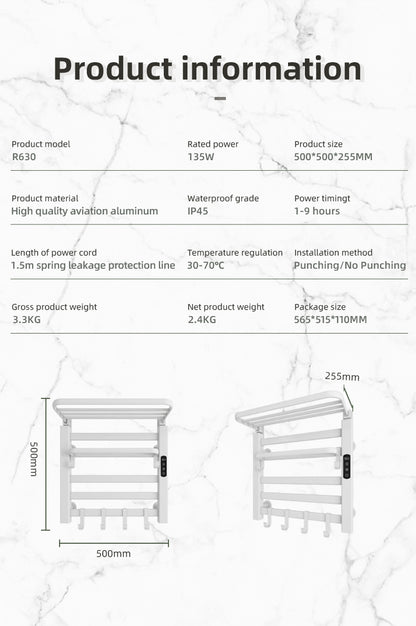 R630 Smart Electric Towel Rack