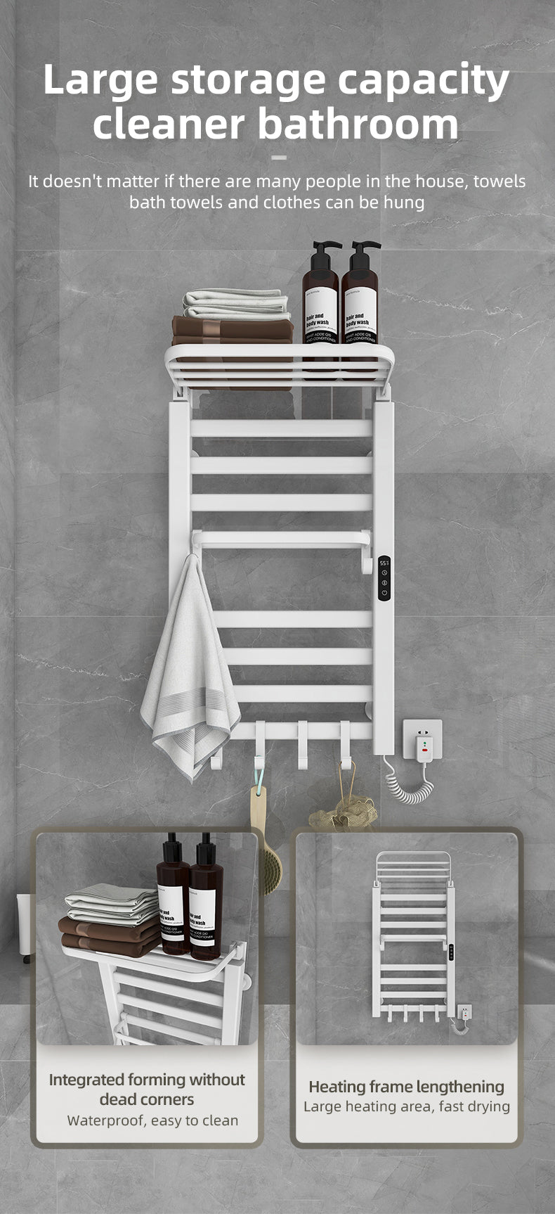 R650 Smart Electric Towel Rack