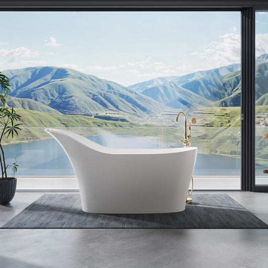Swan Curve Freestanding Bathtub 875