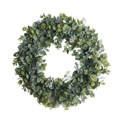 Simulated Eucalyptus Wreath Door Pendant