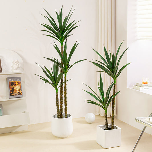 Simulated Sisal Iron Tree False Green Plant Indoor