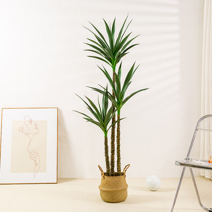 Simulated Sisal Iron Tree False Green Plant Indoor