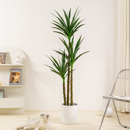 Simulated Sisal Iron Tree False Green Plant Indoor