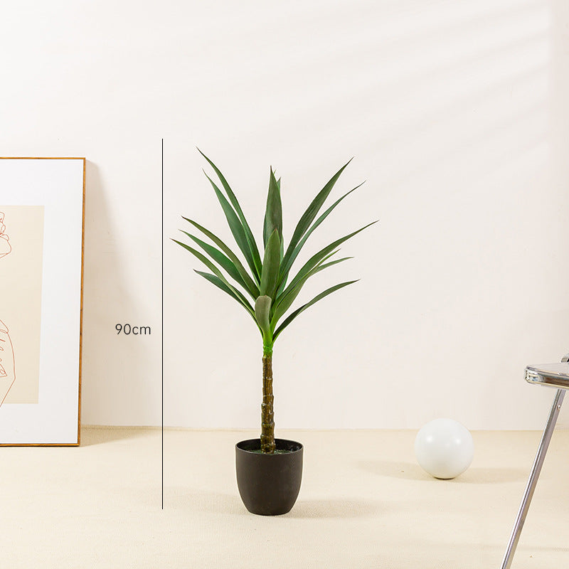 Simulated Sisal Iron Tree False Green Plant Indoor