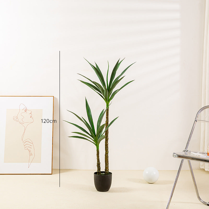 Simulated Sisal Iron Tree False Green Plant Indoor