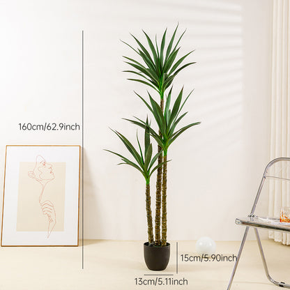 Simulated Sisal Iron Tree False Green Plant Indoor