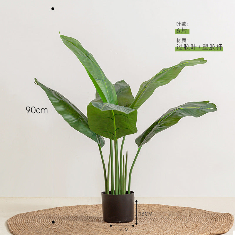 Wholesale Simulated Tourist Banana Potted Indoor Home Plants