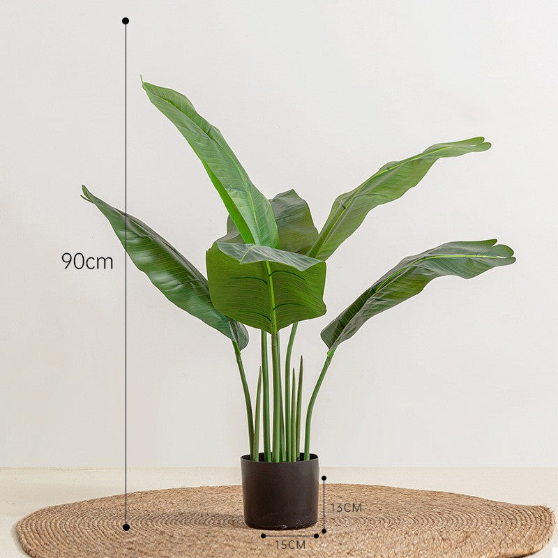 Wholesale Simulated Tourist Banana Potted Indoor Home Plants