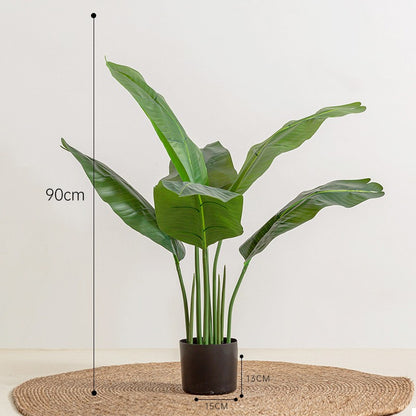 Wholesale Simulated Tourist Banana Potted Indoor Home Plants