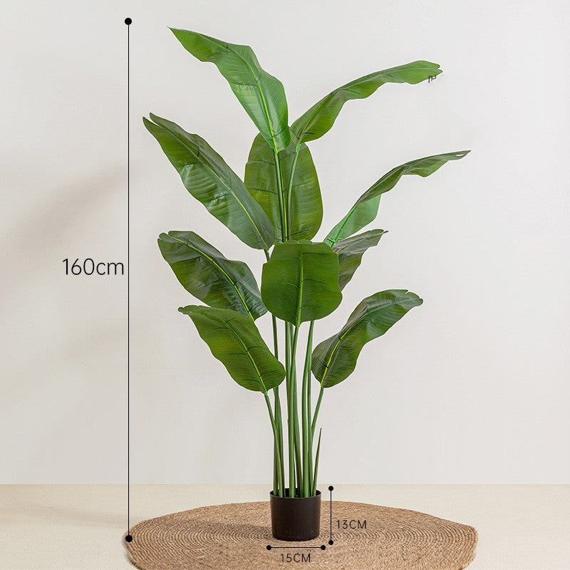 Wholesale Simulated Tourist Banana Potted Indoor Home Plants