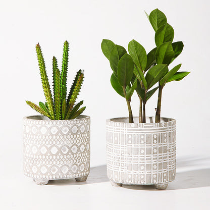 Kreiva Reliefo Cementa Florpoto