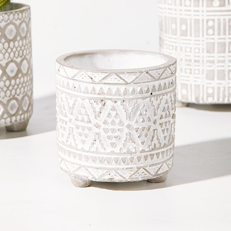 Kreiva Reliefo Cementa Florpoto