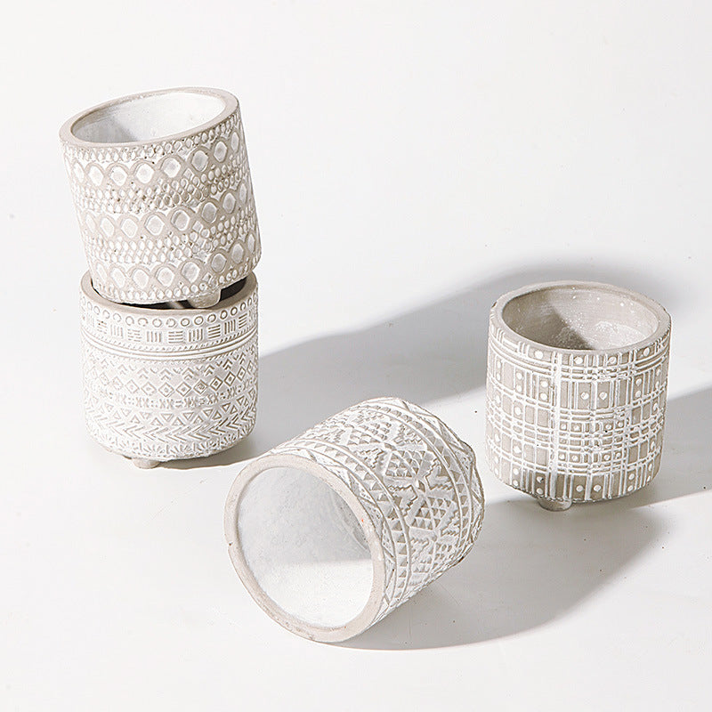 Kreiva Reliefo Cementa Florpoto