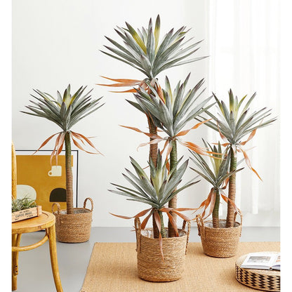 Имитация зеленого растения Агава Напольный бонсай