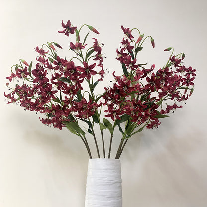 Home Soft Decoration Wedding Simulation Flower Lily