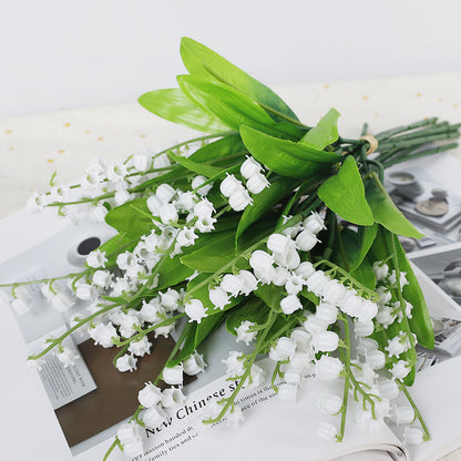 Имитация Белл Орхидеи Гостиная Домашнее украшение Цветы