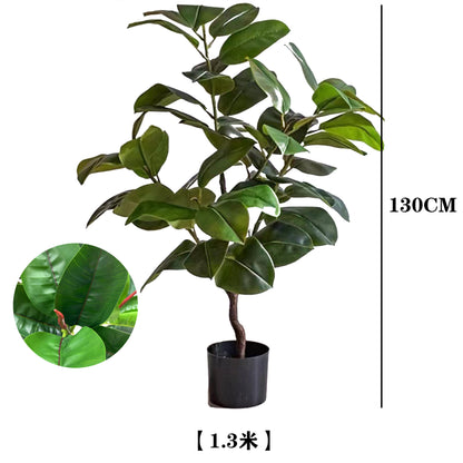 Simulita Potita Granda Verda Kverko Hejma Planka Dekoracio