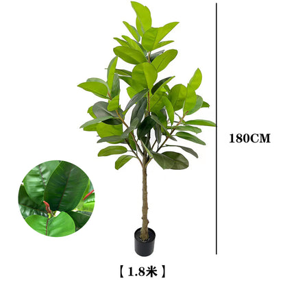 Simulita Potita Granda Verda Kverko Hejma Planka Dekoracio