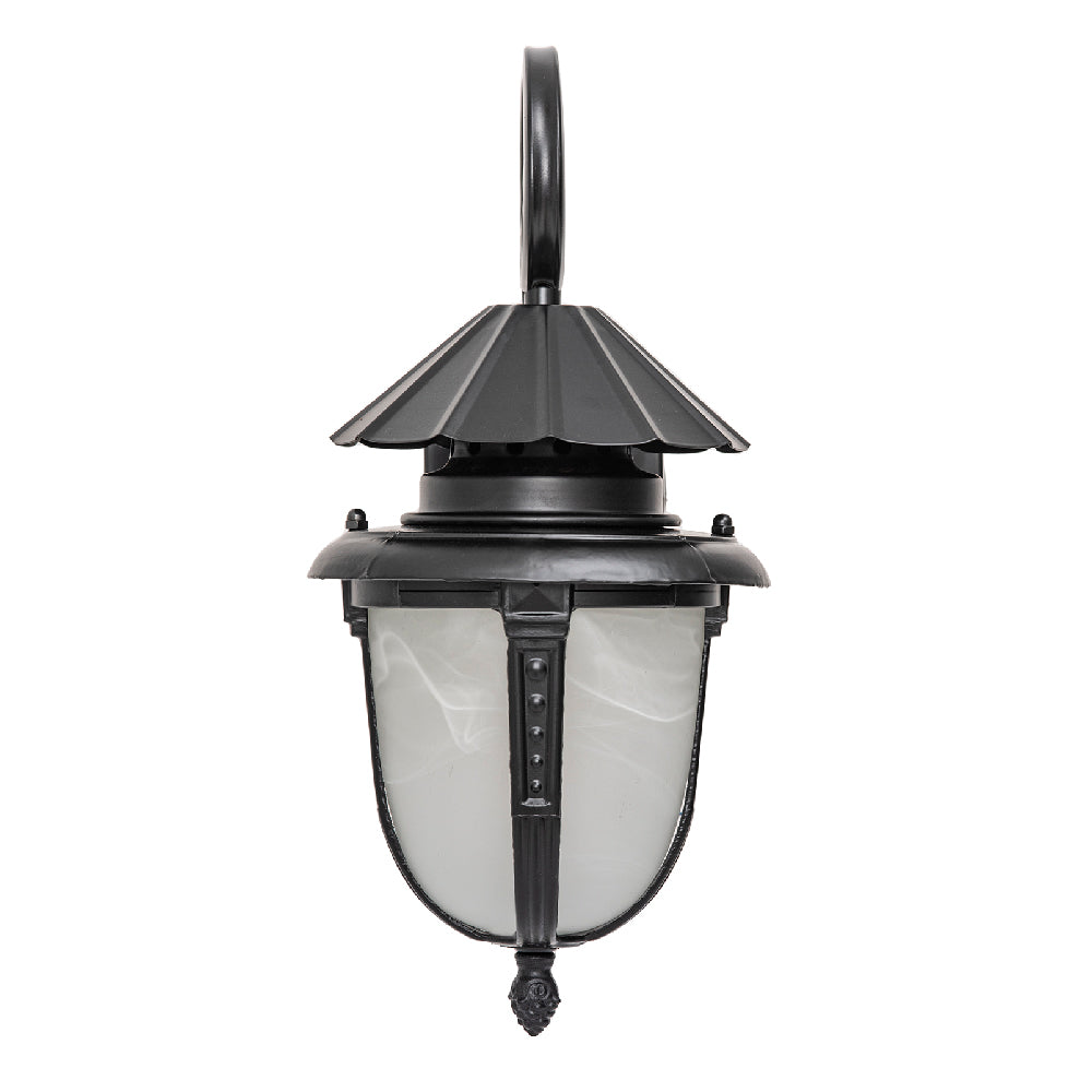 Black Iron Outdoor Wall Sconce, Custom Size & Style Optionsion