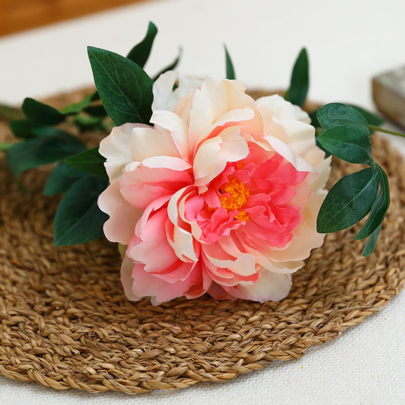 Имитация пиона для гостиной