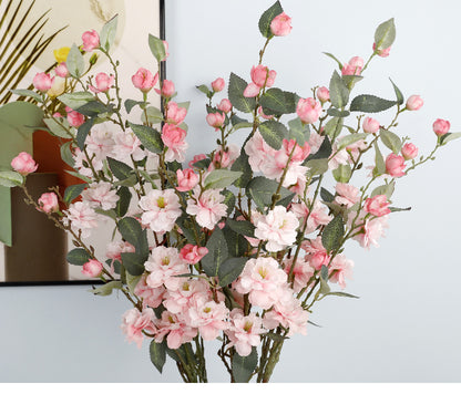 Simulated Cherry Blossom Single Branch Multi-Head