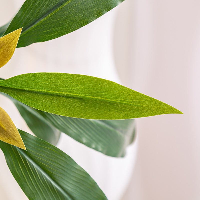 Simulated Green Plant Velvet Potted Plant