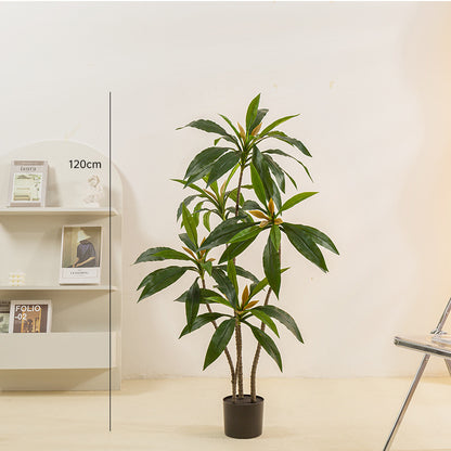 Simulated Green Plant Velvet Potted Plant