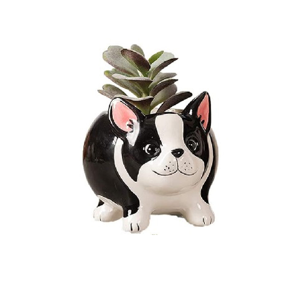 Mini Doggy Shape Succulent Ceramic Plant Pot
