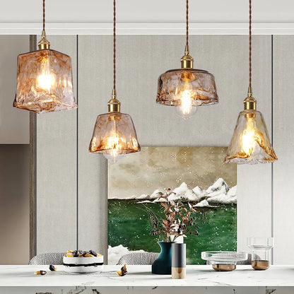 Glass Kitchen Hanging Lights