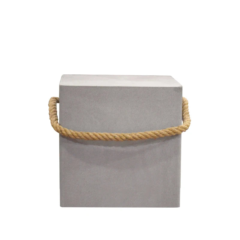 Konkreta Flanka Tablo Tabureto 