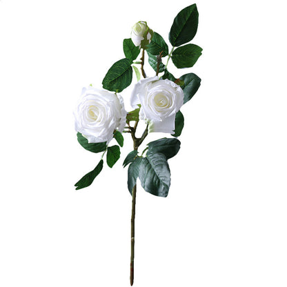 Simulated Rose 3 Head With Realistic Touch