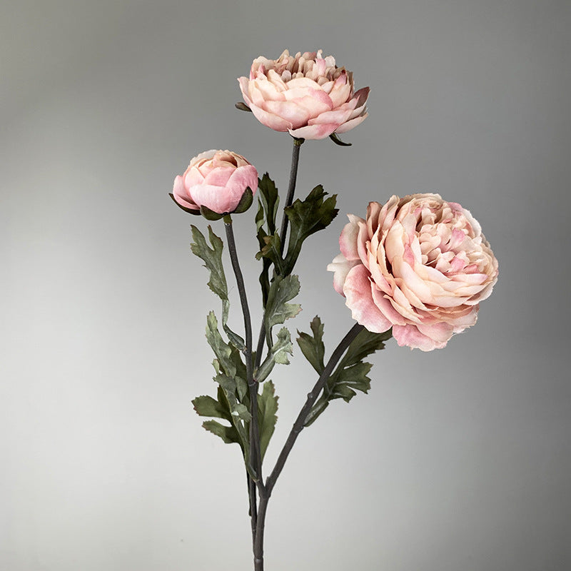 Hejma Dekoracio Peonio Artefarita Floro 51cm