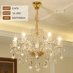 Maria Theresa Glass Chandelier