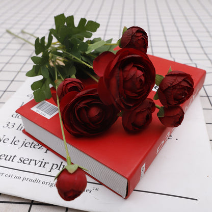 Beautiful Bloom Simulated Lulian Ornament with 4 Heads