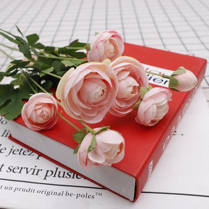 Beautiful Bloom Simulated Lulian Ornament with 4 Heads