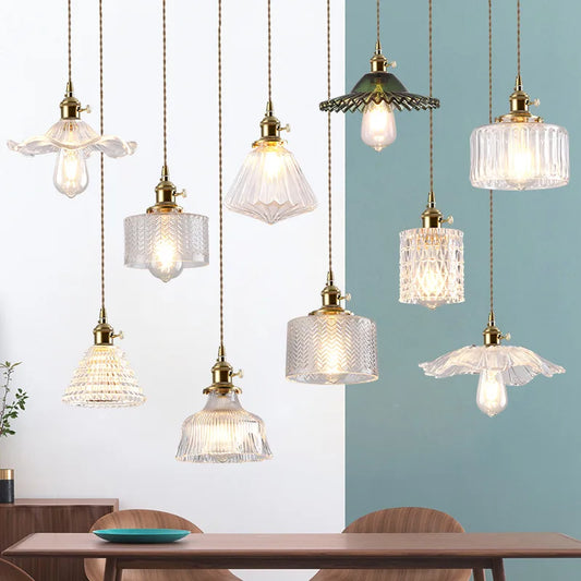 Glass Kitchen Hanging Lights