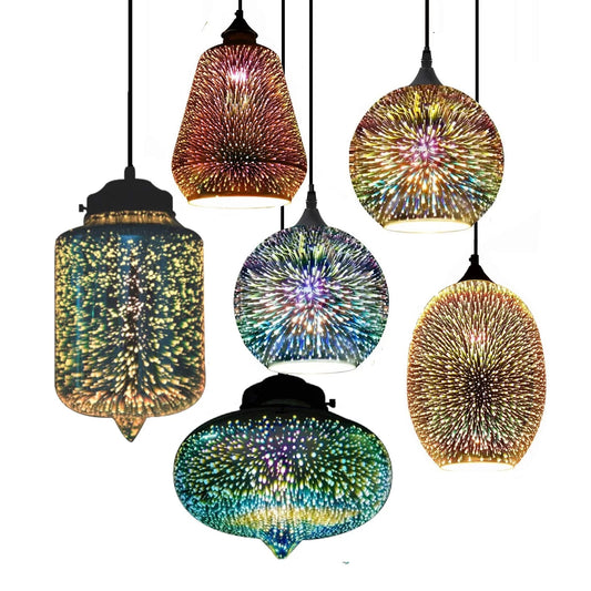 3D Colorful Pendant Lamp